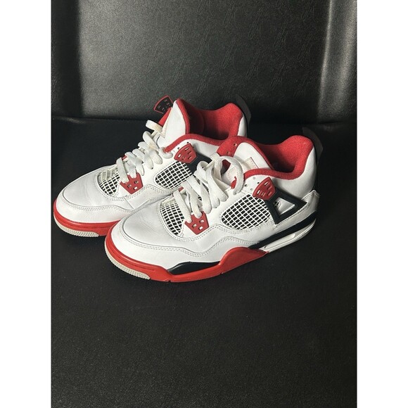 Nike Air Jordan 4 Retro OG GS Fire Red 2020 408452 160 Size 5.5Y main image 6